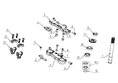 Load image into Gallery viewer, Lower Fork Clamp Kit w/ Bearing & Hardware | TT1000R
